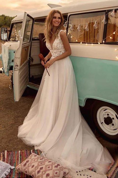 Brautkleid Boho Vintage