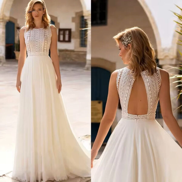 Boho Brautkleid Nebelherz