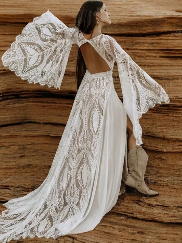 Boho Brautkleid Nachtpoesie