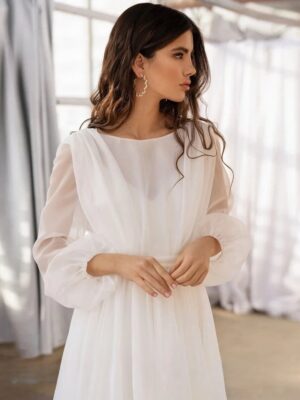 Boho Brautkleid Regenkuss