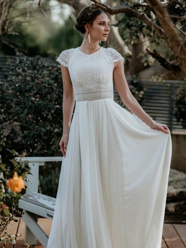 Boho Brautkleid Verträumte Stille