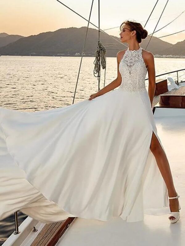 Boho Brautkleid Wildrosenglanz