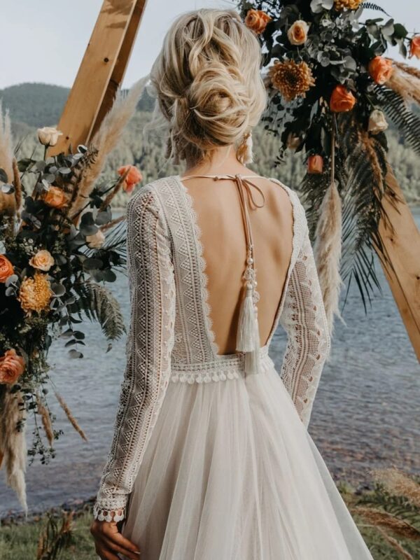 Boho Brautkleid Oase der Ruhe