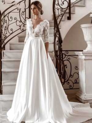 Boho Brautkleid Frühlingsbrise