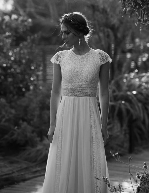 Boho Brautkleid Verträumte Stille