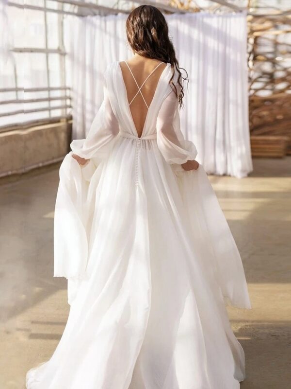 Boho Brautkleid Regenkuss