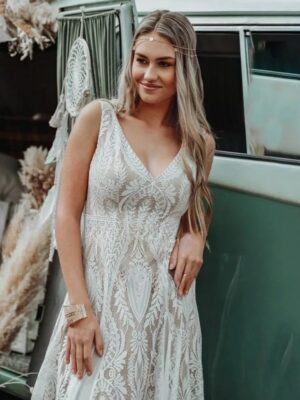 Boho Brautkleid Flüstern der Felder