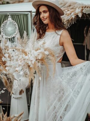 Boho Brautkleid Sanfte Chimäre