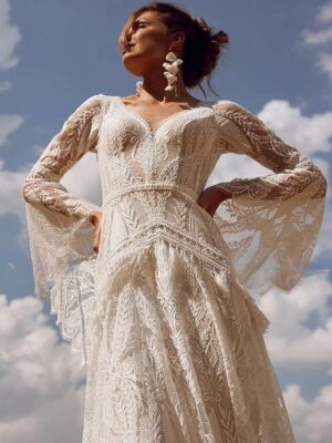 Boho Brautkleid Tanz der Zeit