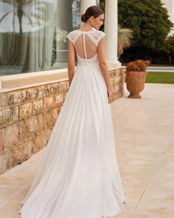 Boho Brautkleid Nebelmond