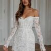 Boho Brautkleid Federleicht