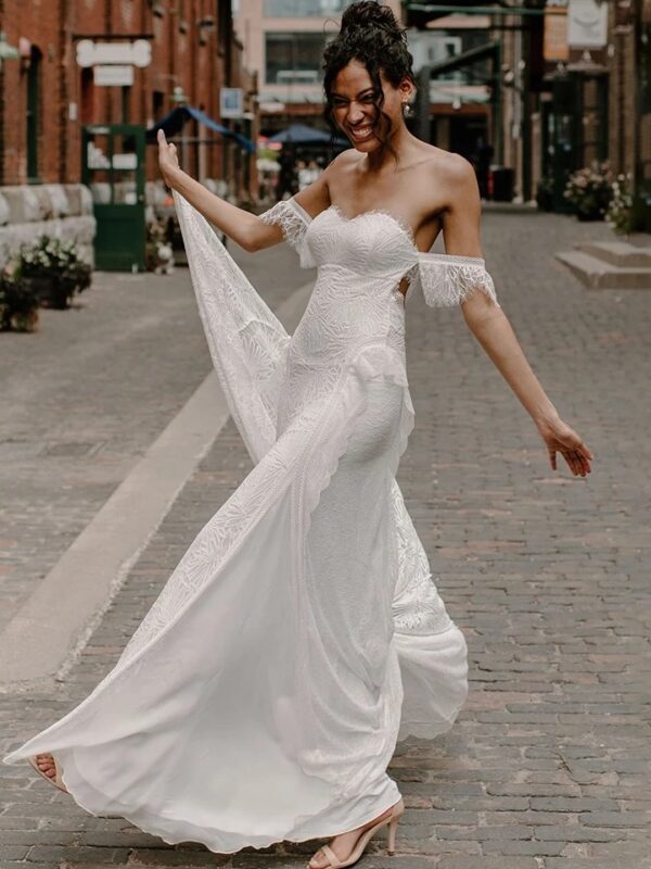 Boho Brautkleid Gestohlener Kuss