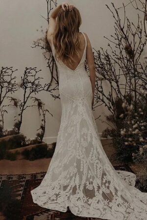 Boho Brautkleid Himmlischer Schleier