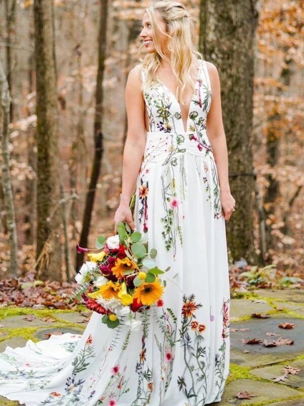 Boho Brautkleid Verschwiegene Pfade
