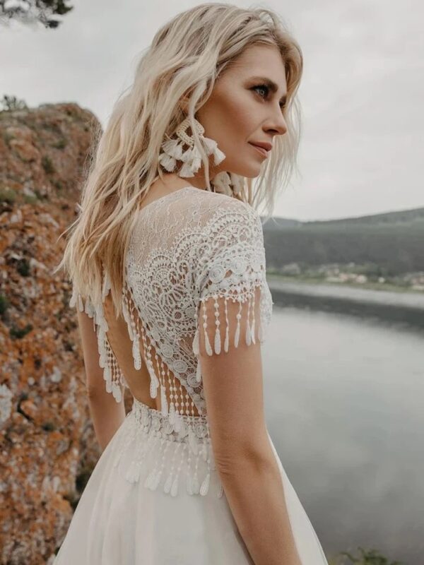 Boho Brautkleid Atem der Leidenschaft