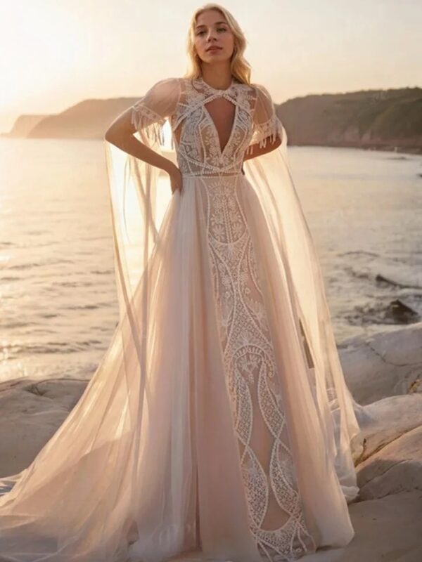 Boho Brautkleid Windseele