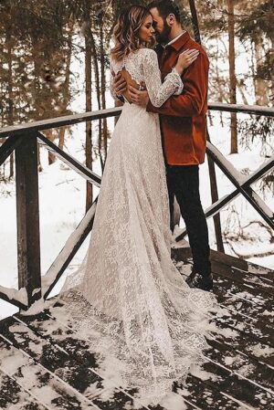 Boho Brautkleid Wilder Glanz
