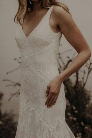 Boho Brautkleid Himmlischer Schleier