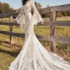 Boho Brautkleid Tautropfen