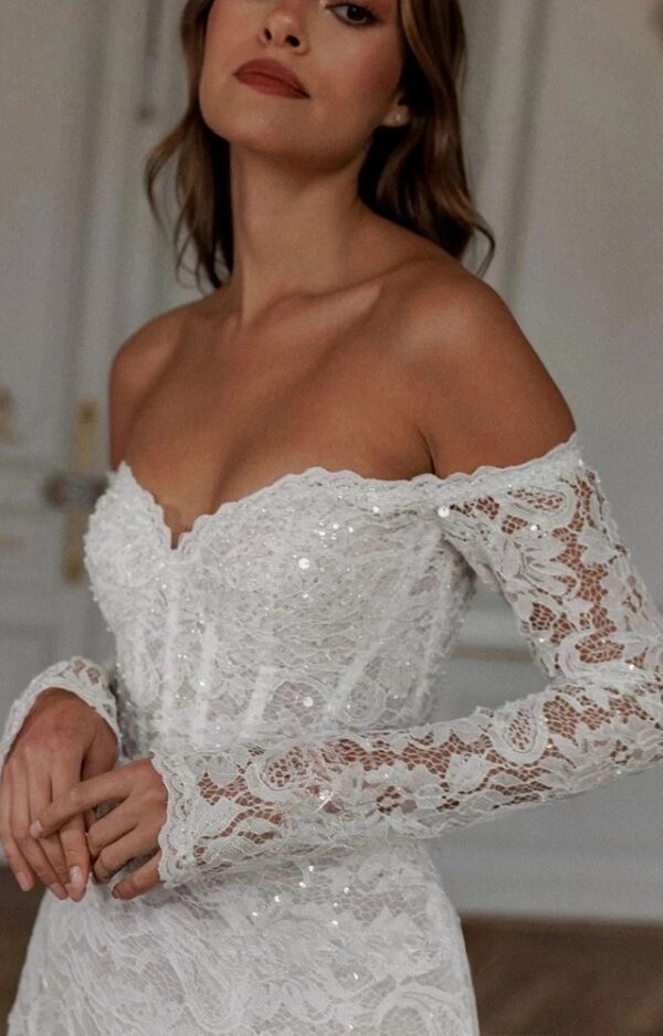 Boho Brautkleid Federleicht