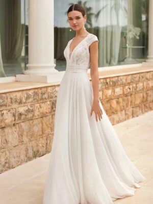 Boho Brautkleid Nebelmond