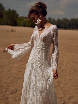Boho Brautkleid Tanz der Zeit