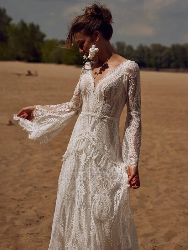 Boho Brautkleid Tanz der Zeit