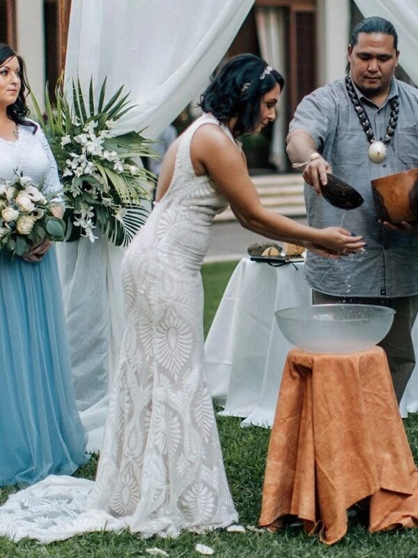 Boho Brautkleid Rosenstaub