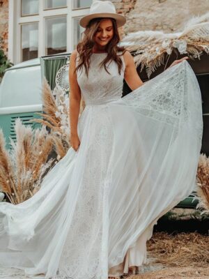 Boho Brautkleid Sanfte Chimäre