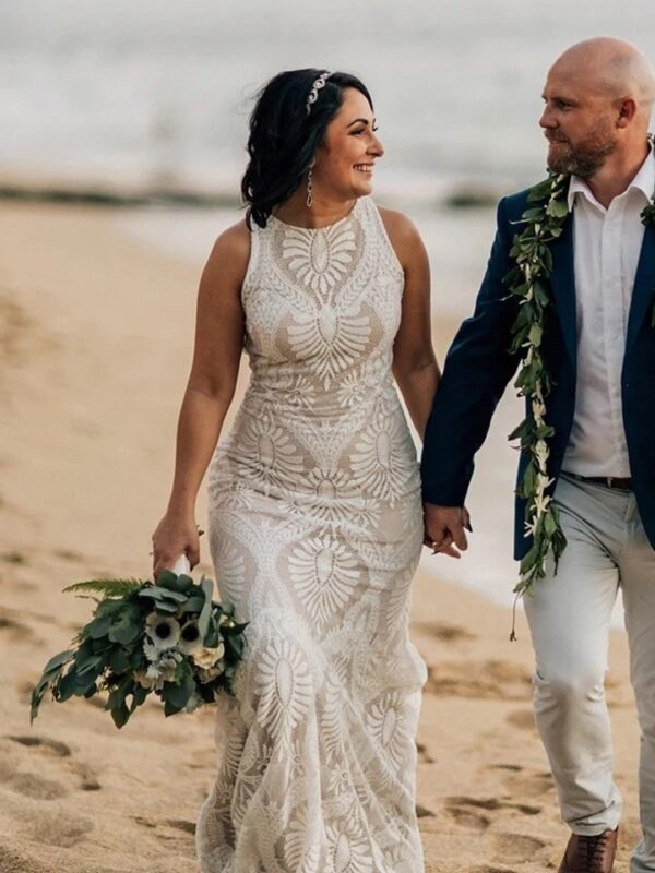 Boho Brautkleid Rosenstaub