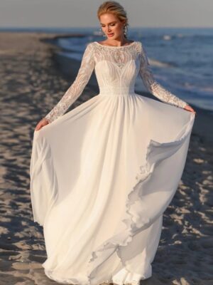 Boho Brautkleid Schattenblüte