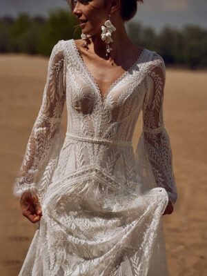 Boho Brautkleid Tanz der Zeit