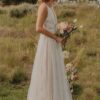 Boho Brautkleid Schwebender Moment