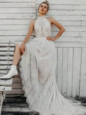 Boho Brautkleid Freier Geist