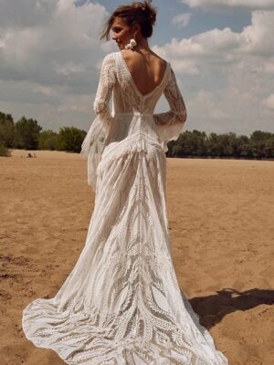 Boho Brautkleid Tanz der Zeit