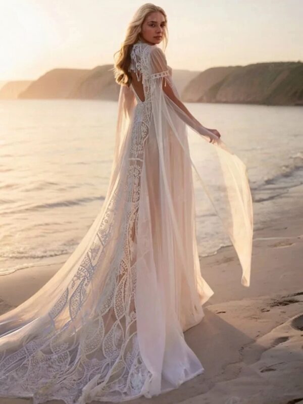Boho Brautkleid Windseele