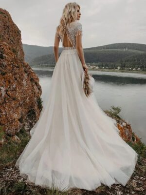 Boho Brautkleid Atem der Leidenschaft