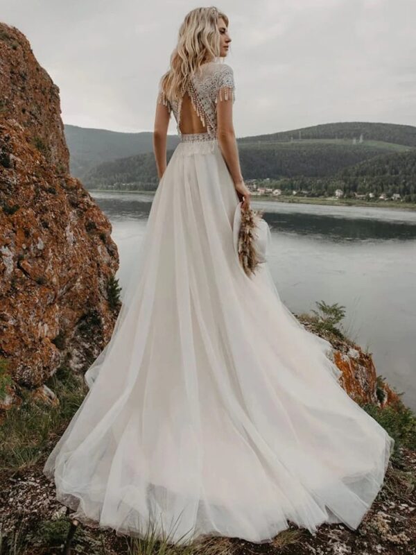 Boho Brautkleid Atem der Leidenschaft
