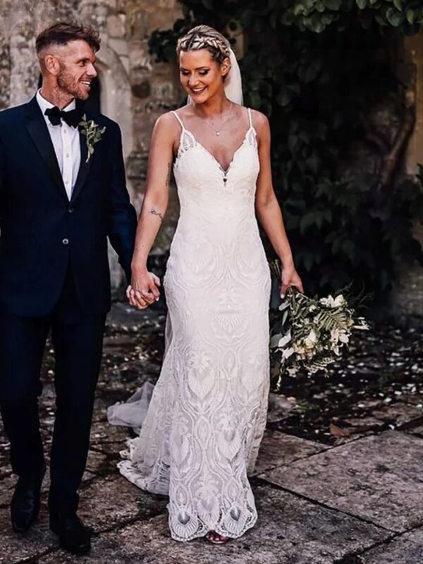 Boho Brautkleid Geheimer Garten