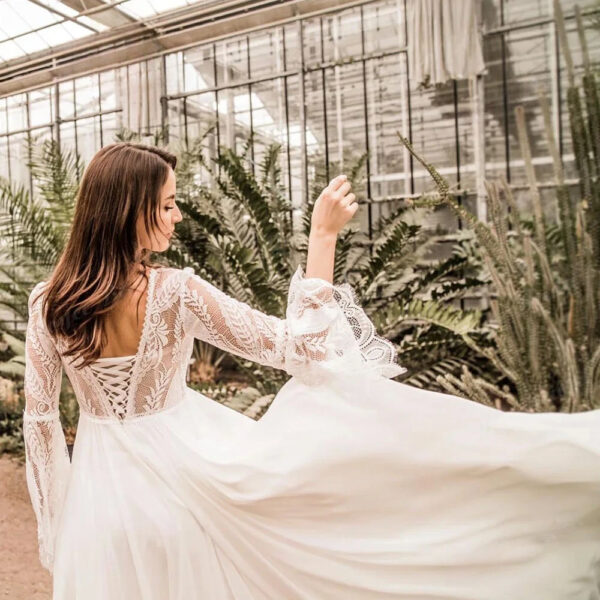 Boho Brautkleid Wellenherz - Image 6