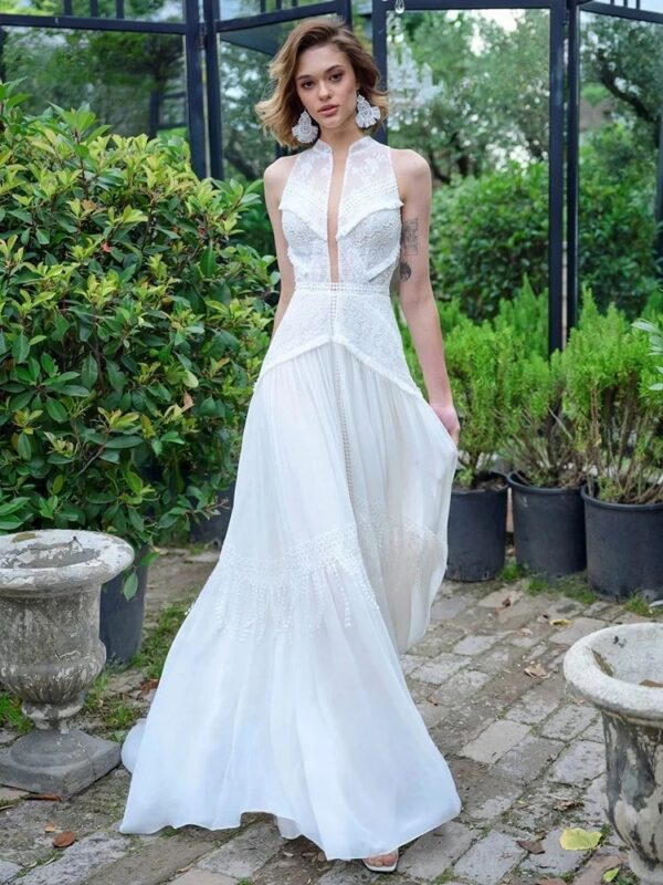 Boho Brautkleid Verträumte Welle
