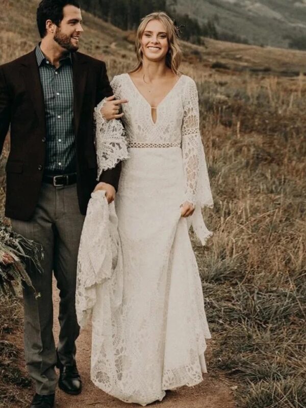 Boho Brautkleid Traumranke