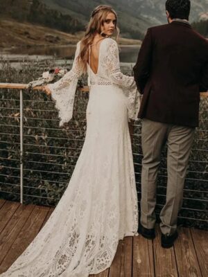 Boho Brautkleid Traumranke
