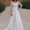 Boho Brautkleid Silberwind