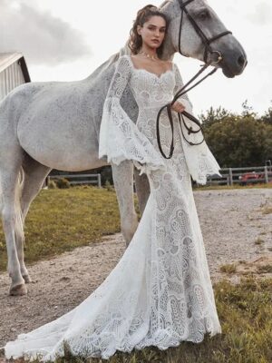 Boho Brautkleid Samtgeflüster