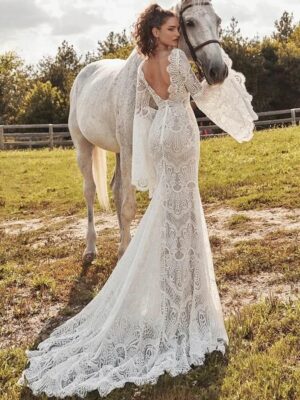 Boho Brautkleid Samtgeflüster
