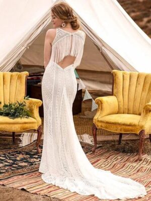 Boho Brautkleid Mondschatten