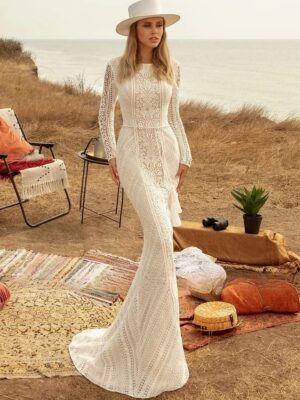 Boho Brautkleid Verborgene Poesie