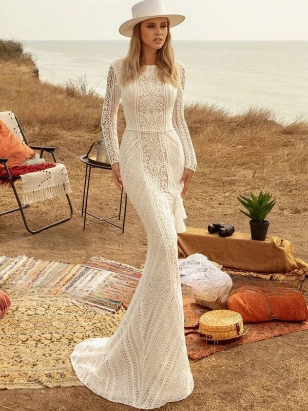 Boho Brautkleid Verborgene Poesie