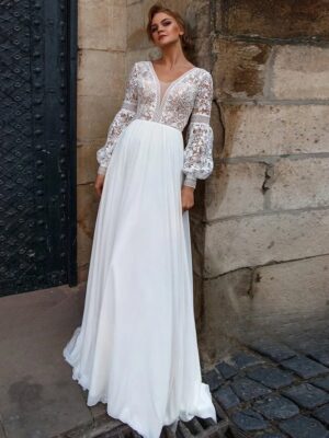 Boho Brautkleid Himmelsschimmer